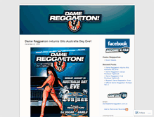 Tablet Screenshot of damereggaeton.wordpress.com