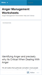 Mobile Screenshot of angerworksheets.wordpress.com
