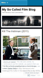 Mobile Screenshot of mysocalledfilmblog.wordpress.com