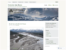 Tablet Screenshot of flycoyote.wordpress.com