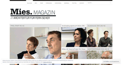 Desktop Screenshot of miesmagazin.wordpress.com