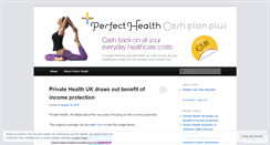 Desktop Screenshot of perfecthealthcashplan.wordpress.com