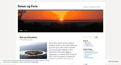 Desktop Screenshot of ferieguiden.wordpress.com
