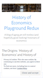 Mobile Screenshot of historyofeconomics.wordpress.com