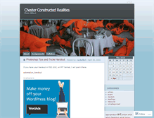 Tablet Screenshot of constructedrealities.wordpress.com