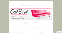 Desktop Screenshot of bayareainsider.wordpress.com