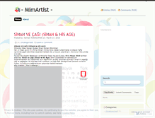 Tablet Screenshot of mimartist.wordpress.com