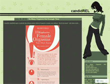 Tablet Screenshot of candidrel.wordpress.com