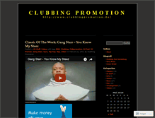 Tablet Screenshot of clubbingpromotion.wordpress.com