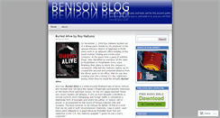 Desktop Screenshot of benison.wordpress.com