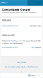 Mobile Screenshot of comunidadegospel.wordpress.com