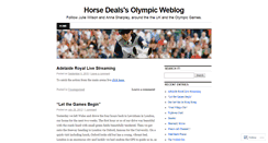 Desktop Screenshot of horsedeals.wordpress.com