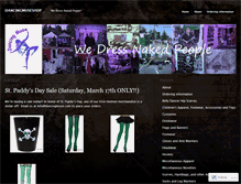Tablet Screenshot of dancingmuseshop.wordpress.com