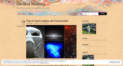 Desktop Screenshot of gentina.wordpress.com