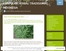 Tablet Screenshot of kembalikeherbal.wordpress.com