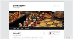 Desktop Screenshot of coconutshop.wordpress.com