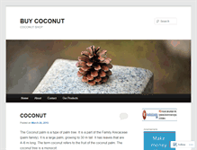 Tablet Screenshot of coconutshop.wordpress.com