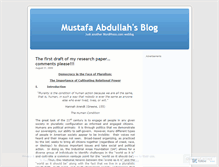 Tablet Screenshot of mabdullah2010.wordpress.com