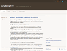 Tablet Screenshot of mitchllrich79.wordpress.com