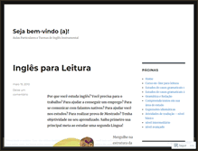 Tablet Screenshot of inglesparaleitura.wordpress.com
