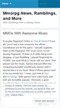 Mobile Screenshot of mmorpgnewz.wordpress.com