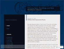 Tablet Screenshot of mmorpgnewz.wordpress.com