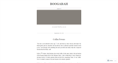 Desktop Screenshot of boogabah.wordpress.com