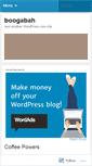 Mobile Screenshot of boogabah.wordpress.com