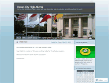 Tablet Screenshot of davaocityhighalumni.wordpress.com