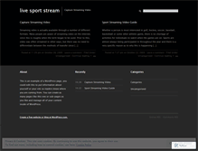 Tablet Screenshot of livesportstream.wordpress.com
