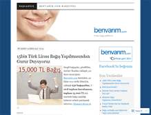 Tablet Screenshot of benvarimplatformu.wordpress.com