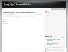 Tablet Screenshot of francisedwin.wordpress.com