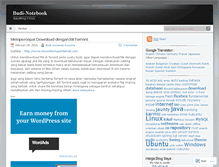 Tablet Screenshot of budigunawan.wordpress.com