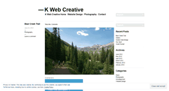 Desktop Screenshot of kwebcreative.wordpress.com