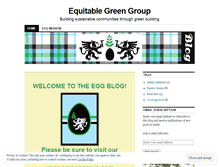 Tablet Screenshot of equitablegreengroup.wordpress.com