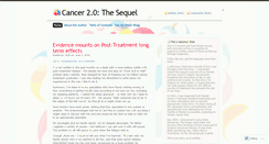 Desktop Screenshot of canceragain.wordpress.com