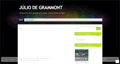 Desktop Screenshot of escolajuliodegrammont.wordpress.com