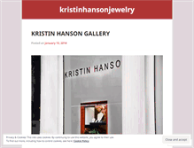 Tablet Screenshot of kristinhansonjewelry.wordpress.com