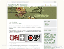 Tablet Screenshot of meriteniauncorderito.wordpress.com