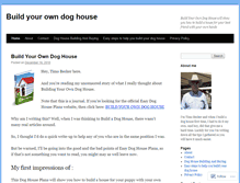 Tablet Screenshot of buildyourowndoghouse.wordpress.com