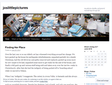 Tablet Screenshot of joslittlepictures.wordpress.com