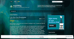 Desktop Screenshot of mujrdblog.wordpress.com