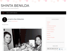 Tablet Screenshot of benilda.wordpress.com