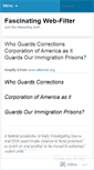 Mobile Screenshot of fascinatingwebfilter.wordpress.com