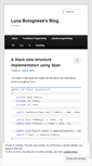 Mobile Screenshot of lucabolognese.wordpress.com