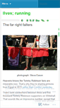 Mobile Screenshot of livesrunning.wordpress.com