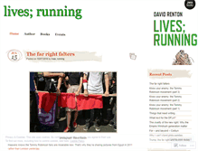 Tablet Screenshot of livesrunning.wordpress.com