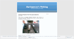 Desktop Screenshot of mariopecos.wordpress.com