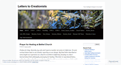 Desktop Screenshot of letterstocreationists.wordpress.com