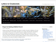 Tablet Screenshot of letterstocreationists.wordpress.com